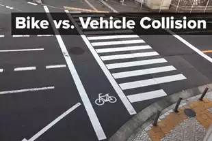 bike vs vehicle collision