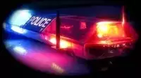 Police Lights car crash