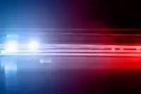 Police Lights car crash