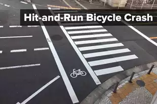 BICYCLE HIT AND RUN CRASH
