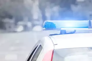 Police Lights Sky Rusciano 